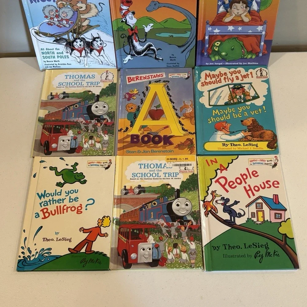 Bright and Early & I Can Read It By Myself Beginner Books Dr. Seuss‎ Lot Of 9